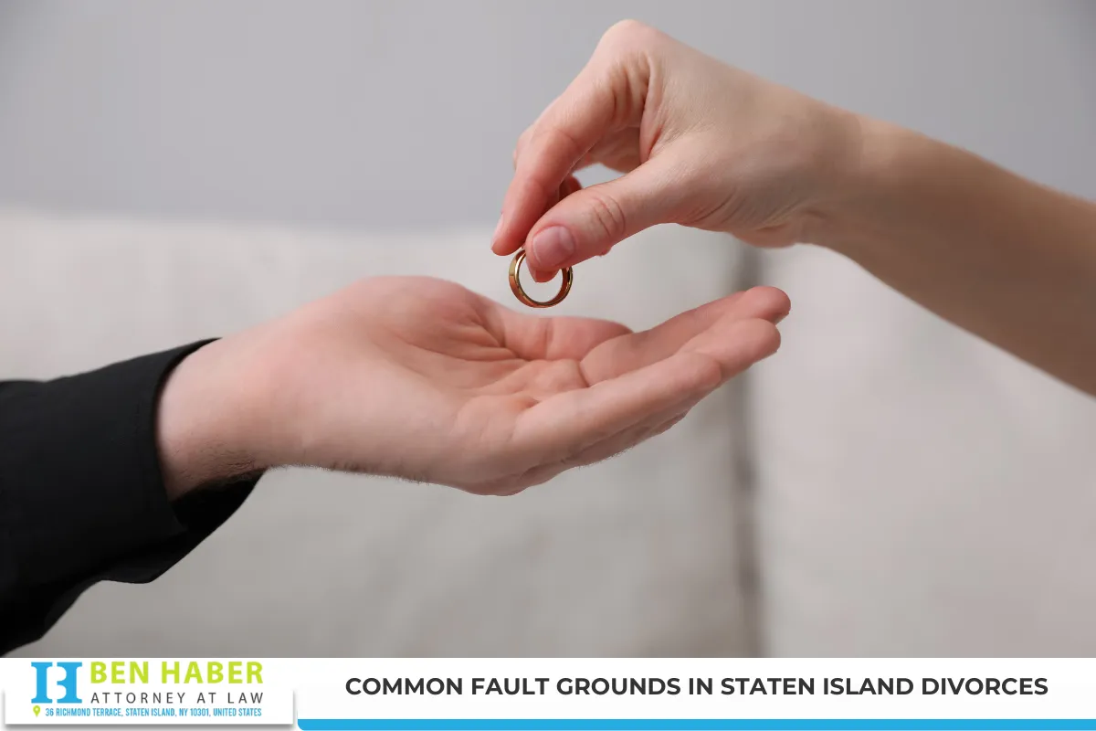 Common Fault Grounds in Staten Island Divorces