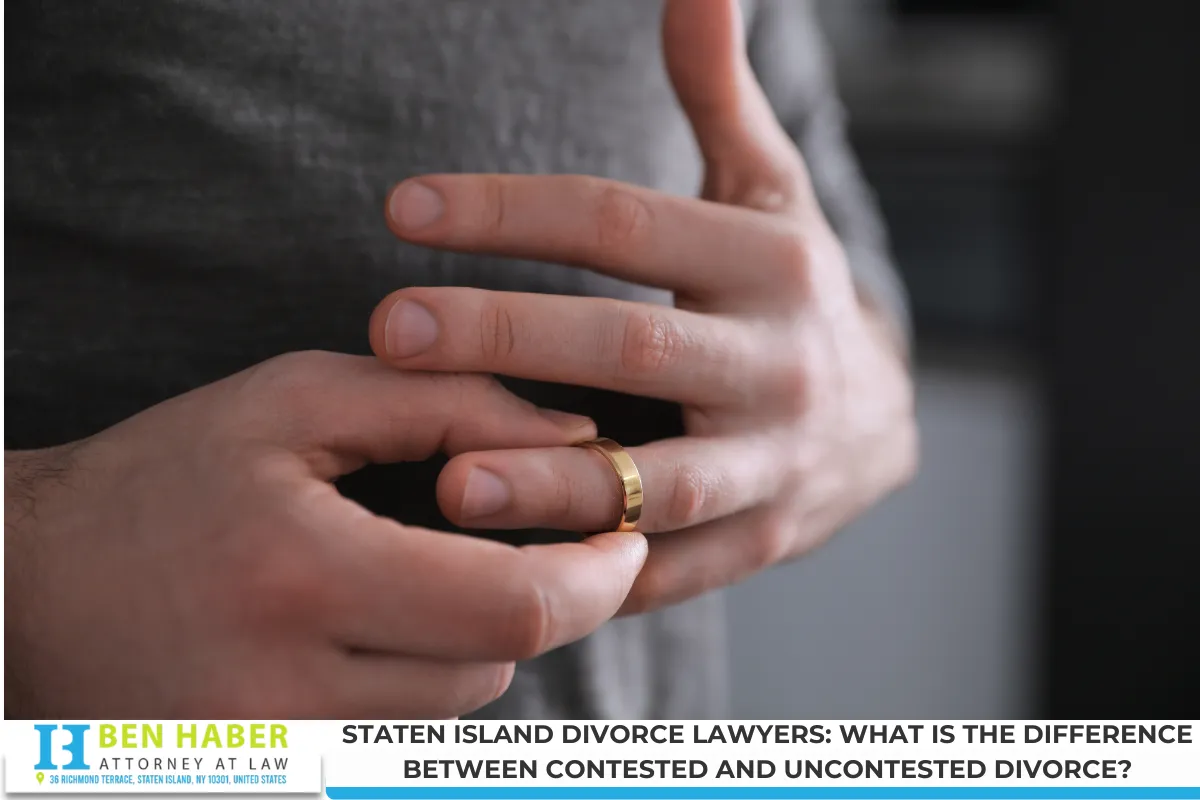 Staten Island Divorce Lawyers: What is the Difference Between Contested and Uncontested Divorce?
