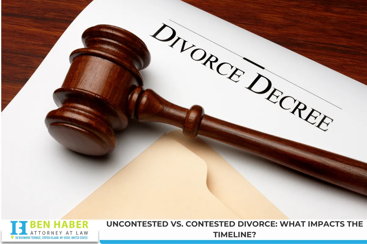 Uncontested vs. Contested Divorce: What Impacts the Timeline?