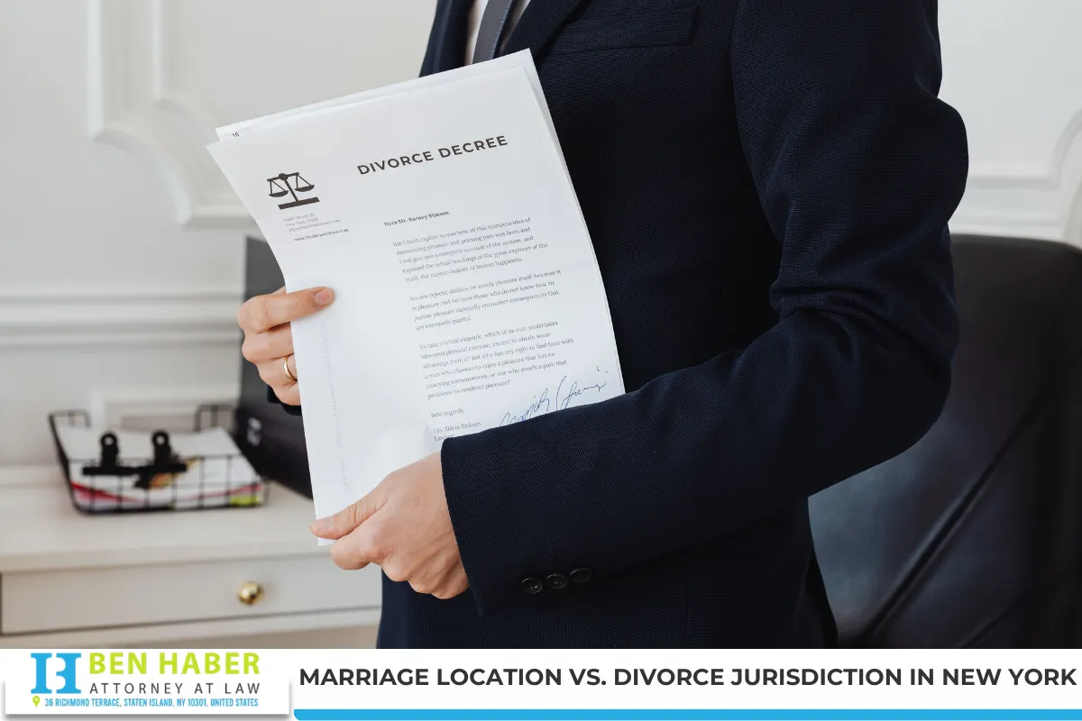 Marriage Location vs. Divorce Jurisdiction in New York