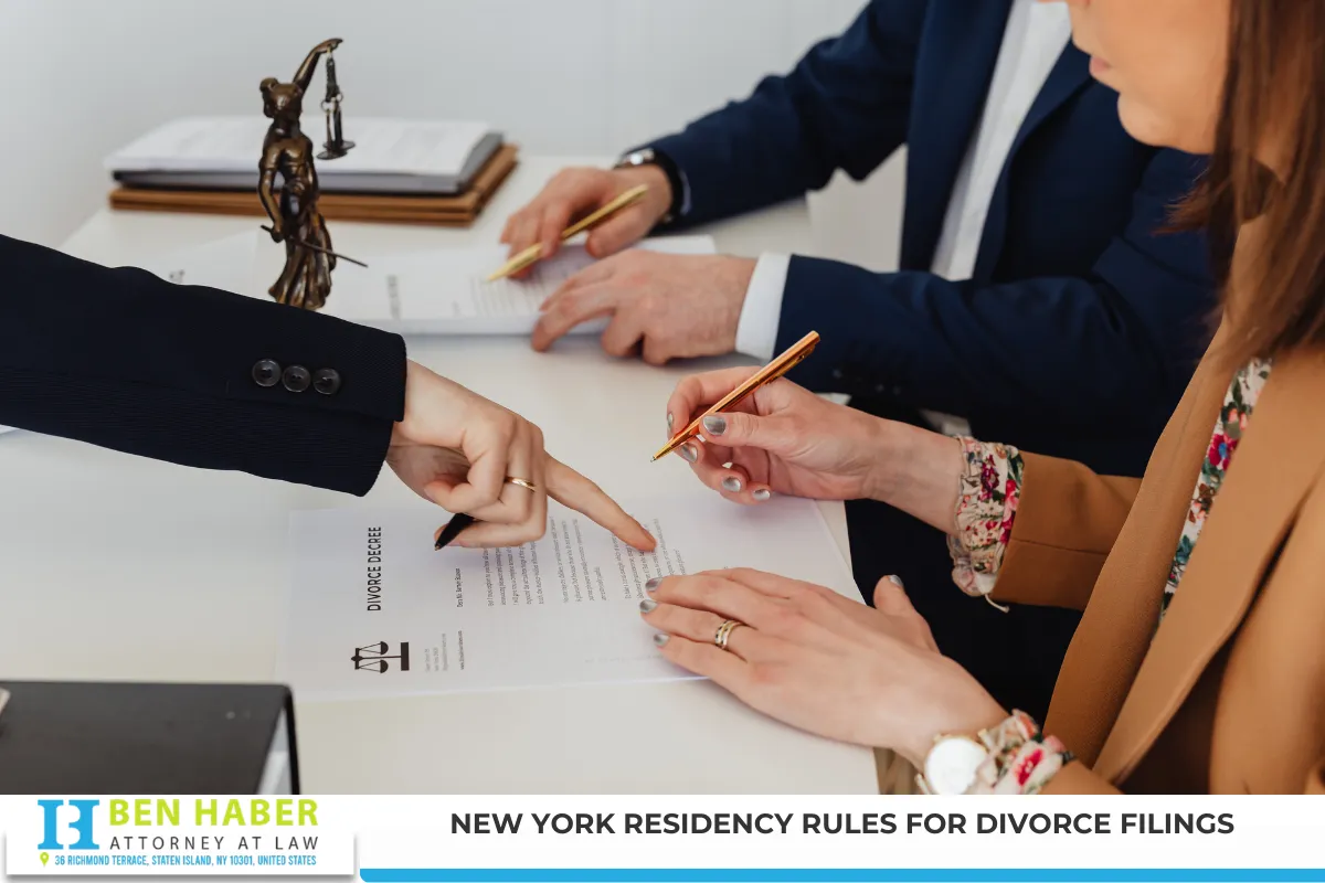 New York Residency Rules for Divorce Filings