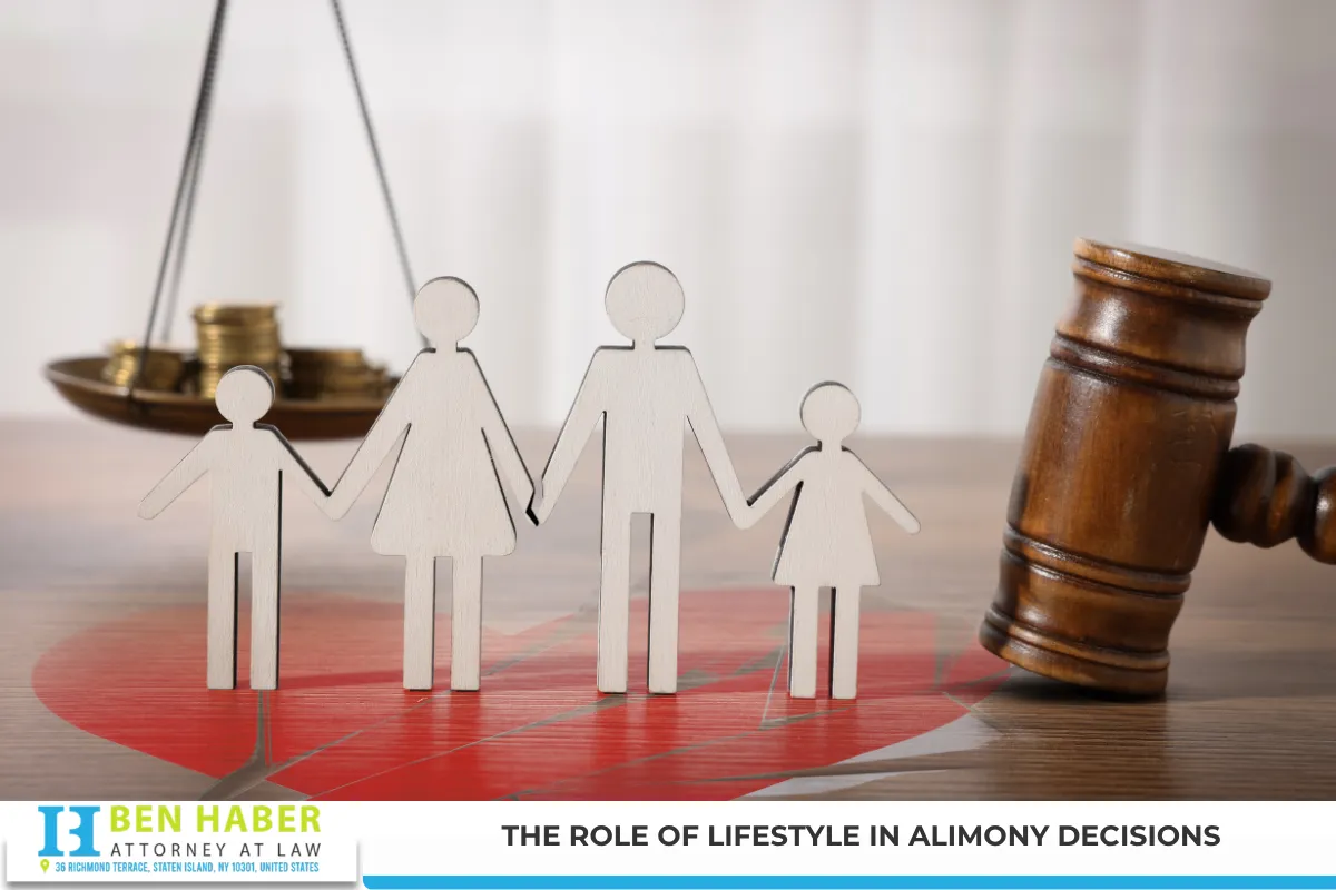 The Role of Lifestyle in Alimony Decisions