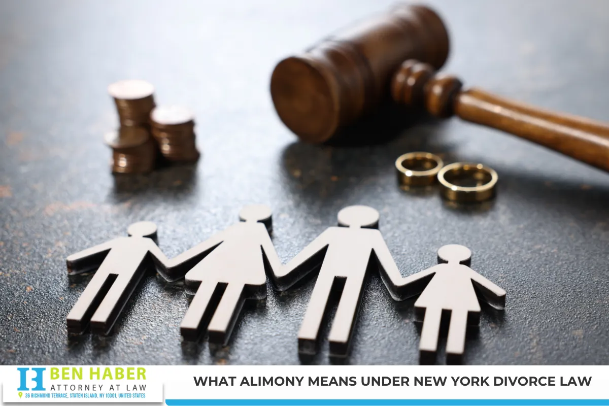 What Alimony Means Under New York Divorce Law